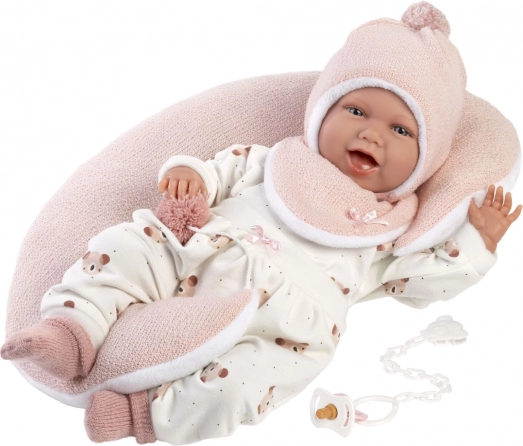 Păpușă bebeluș Mimi cu râs 42 cm