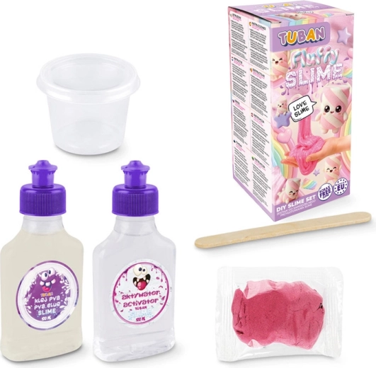 Set creativ Tuban pentru fabricarea slime-ului pufos Fluffy