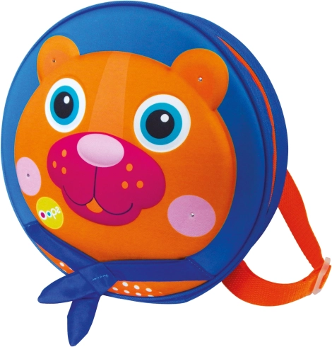 Rucsac rotund pentru copii cu motiv urs, 26,5 cm