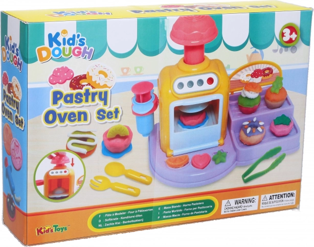 Pastă de modelat – set creativ „cofetărie”
