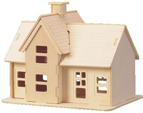 Puzzle 3D Lemn Bagr