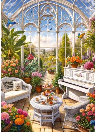 Puzzle Cherry Pazzi Oranjeria viselor 1000 de piese