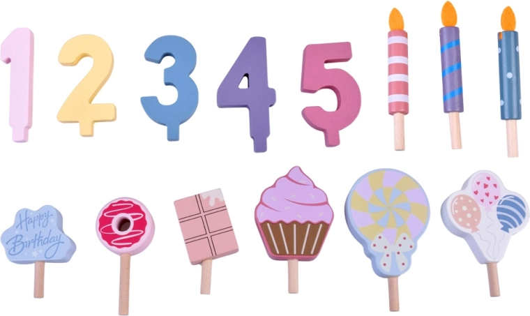 Decorații interschimbabile și cifre 1–5