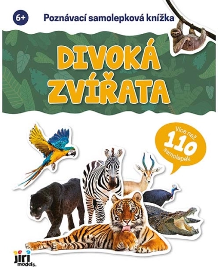 Carte educativă cu autocolante – Animale sălbatice
