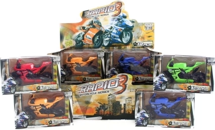 Motocicletă din plastic pentru copii 11 cm