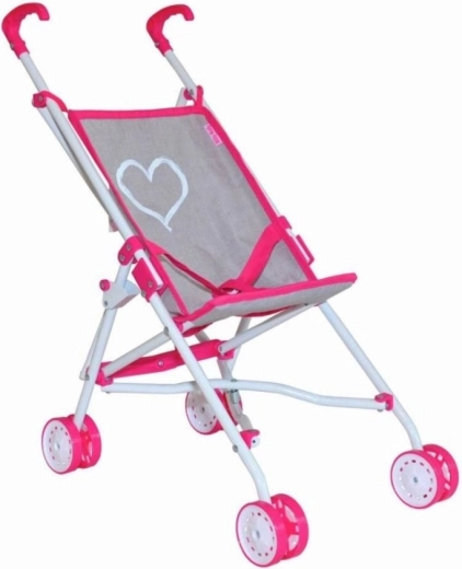 Cărucior pentru păpuși Milly Mally Julia Prestige Pink