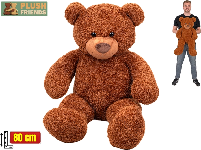 Ursuleț de pluș Plush Friends 80 cm, maro