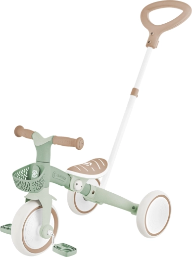 Tricicletă Learning Trike 3în1 Plus Ecologic, culoare fistic
