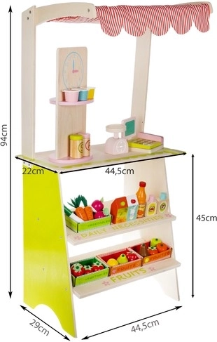 Stand stabil din lemn ca la piață