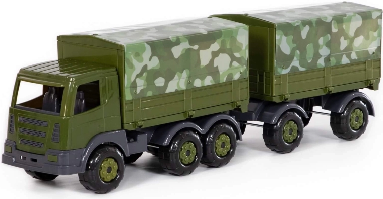 Camion militar SuperTruck cu remorcă - 1 bucată