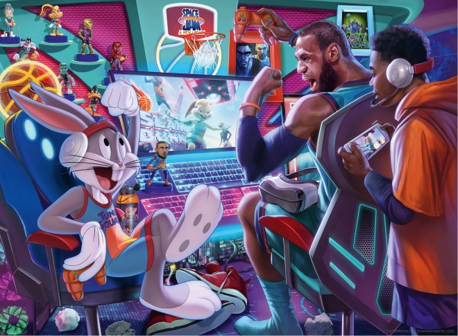 Puzzle Ravensburger Space Jam Gamestation 300 piese Puzzle