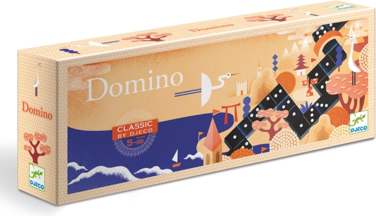 Djeco domino – domino clasic negru