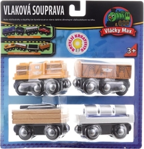 Set de tren de marfă Vláčky Max