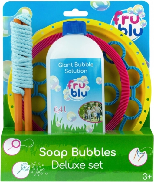 Set Deluxe pentru baloane de săpun FRU BLU cu soluție 0,4 l