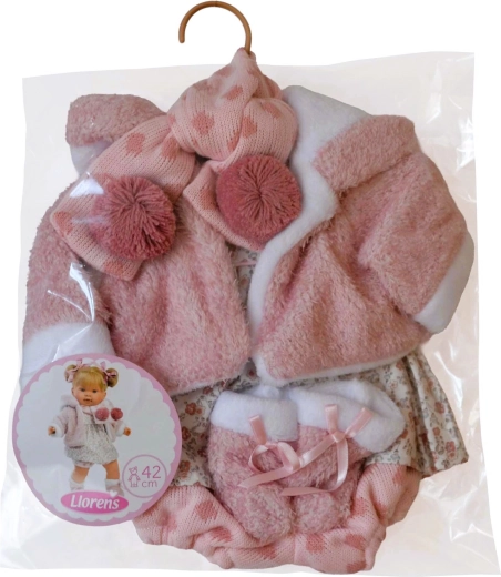 Jachetă călduroasă și accesorii asortate