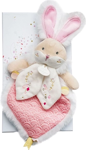 Set cadou Doudou prieten roz roz iepurașul