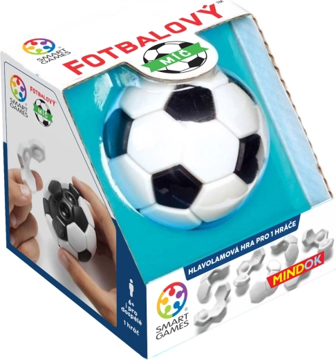 MINDOK Smart Games Minge de fotbal – puzzle 3D pentru un singur jucător