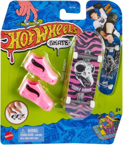 Fingerboard Hot Wheels Skate Tony Hawk Skateboard și pantofi