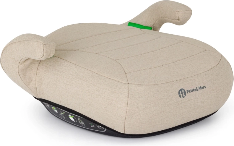 Petite&Mars înălțător auto Zuno sage beige pentru copii 125–150 cm