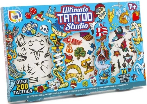 Set de tatuaje The Ultimate albastru