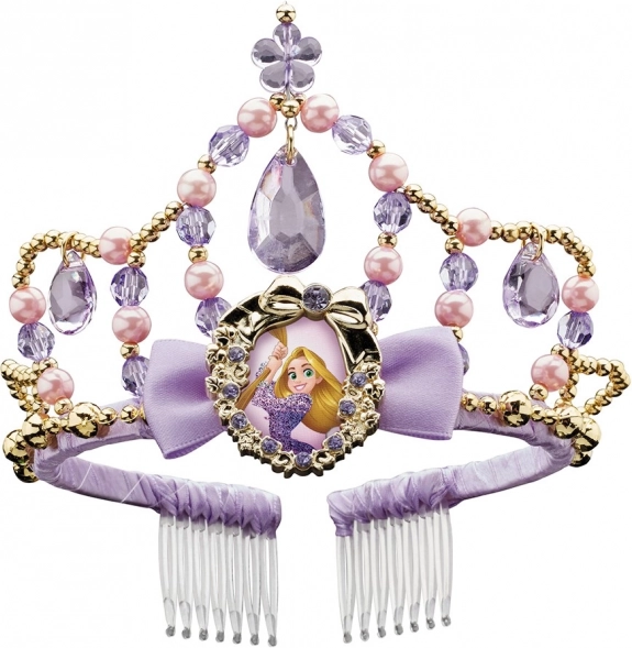 Frumoasa coroană a prințesei Rapunzel pentru copii