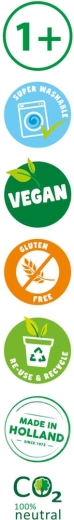Vegană, ușor de spălat și blândă