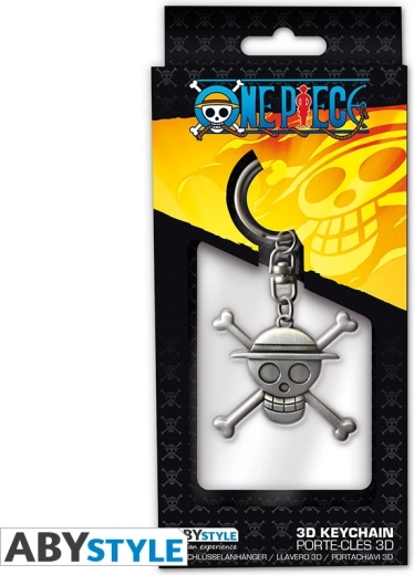 One Piece breloc 3D pentru chei Skull Luffy - 1 bucată