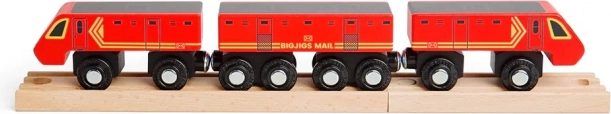 Tren poștal de lemn Bigjigs Rail