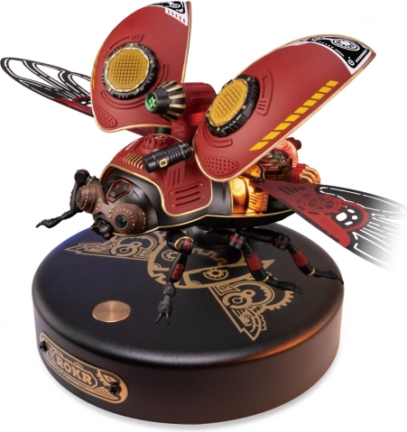 RoboTime set mecanic de construcție gândac explorator cu iluminare LED