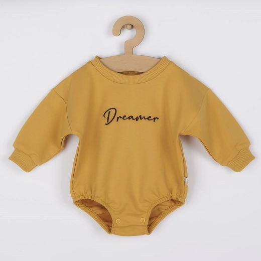 Body tip trening pentru bebeluși baggy Koala Dreamer, culoare muștar