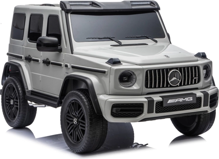 Mașinuță electrică pentru copii Mercedes G63 XXL 24 V gri deschis