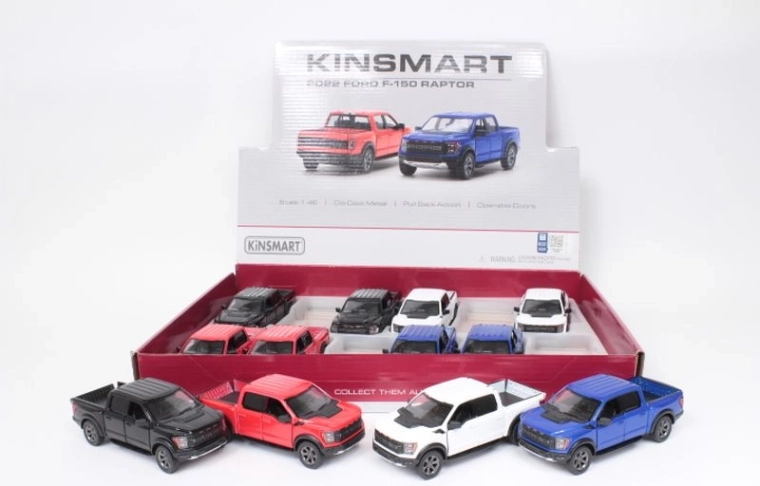 Model auto metalic Ford F-150 Raptor 2022 (14 cm)