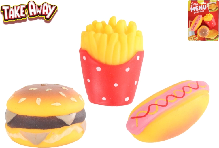 Jucării mini fast food extensibile Take Away (6 buc.)
