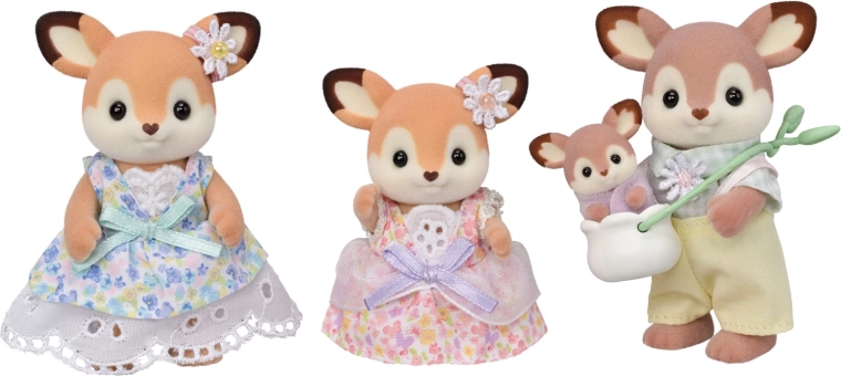 Sylvanian Families familia de cerbi – set 4 figurine