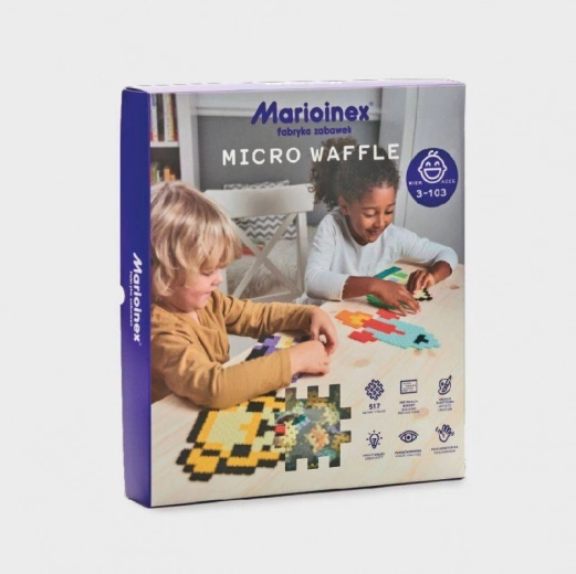 Set de construcție creativă Micro Waffle 517 buc