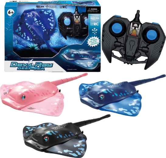 R/C pisică de mare Manta cu mișcare realistă 2,4 GHz