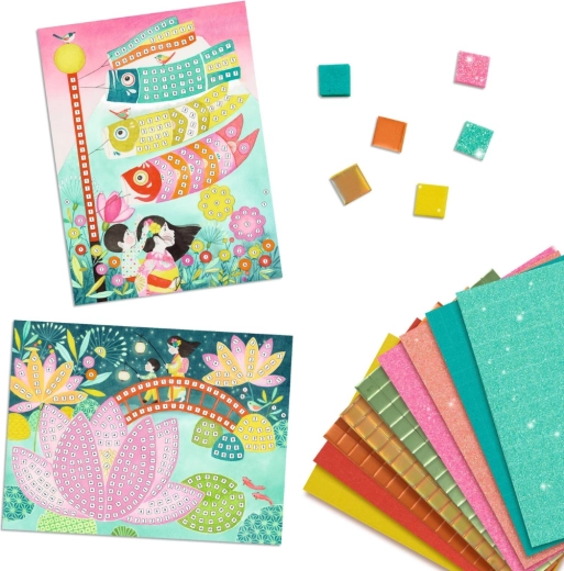 Mozaicuri strălucitoare cu sclipici