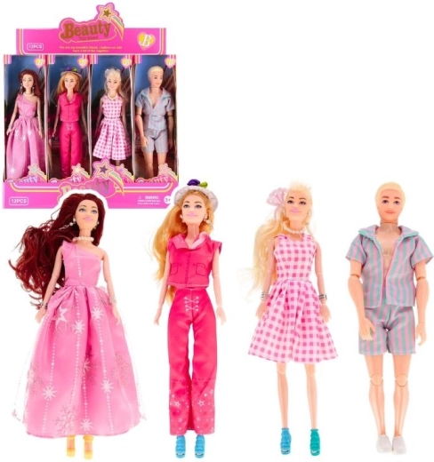 Păpușă fashion Beauty cu articulații mobile (4 variante)
