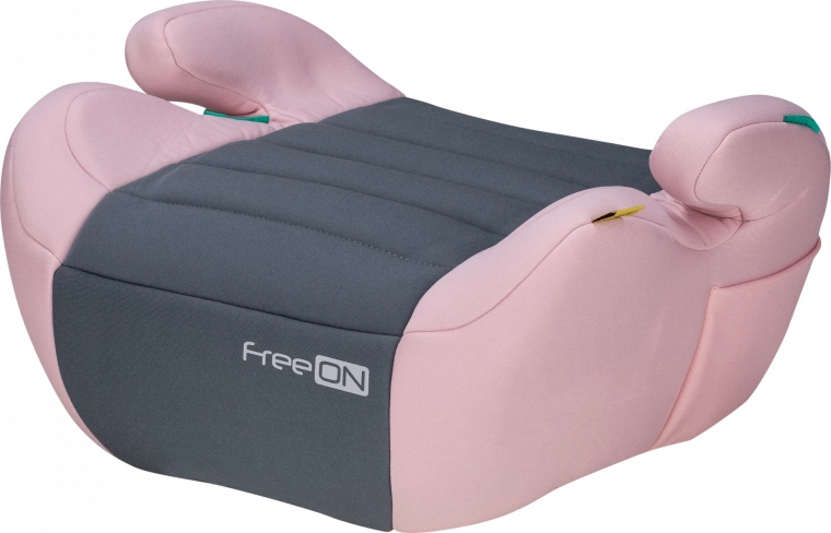 FreeON înălțător Booster Comfy i-Size 125–150 cm – Roz-­gri