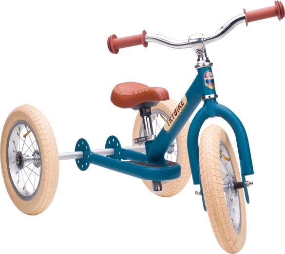 Trybike albastru – bicicletă de echilibru pentru copii 2în1 (triciclu și bicicletă cu două roți)