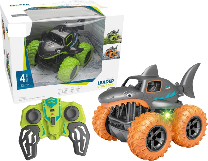 Mașină cascadorii R/C Rechin 4WD 2,4 GHz