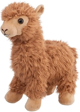 Alpaca de pluș maro 30 cm