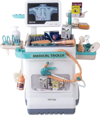 Echipare bogată, 26 de piese, pentru jocul de-a doctorul