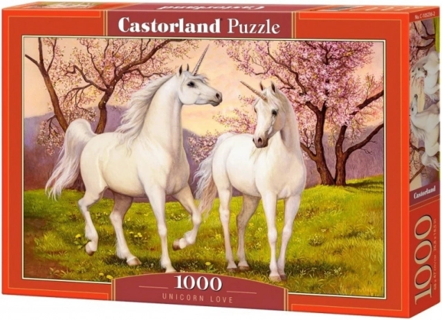 Puzzle 1000 piese Unicorni îndrăgostiți