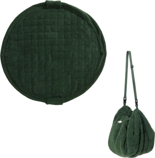 Play&Go noomad soft teddy evergreen pătură de joacă și sac pentru jucării 3în1