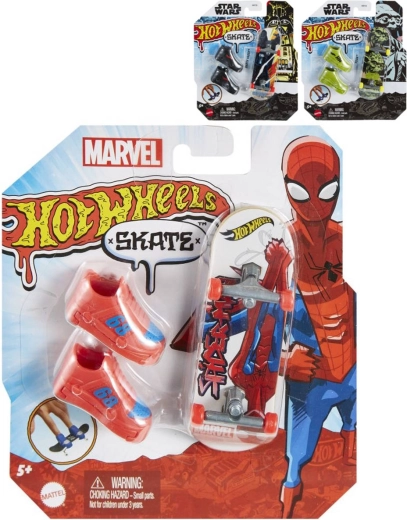 Mattel Hot Wheels Skate set tematic de fingerboard cu skateboard și pantofi - 1 bucată