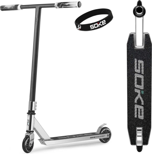 Trotinetă freestyle Soke EVO street silver