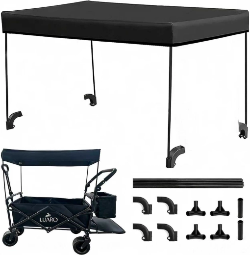 Umbră și protecție datorită baldachinului detașabil