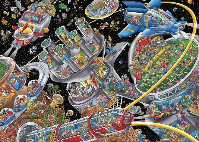 SCHMIDT puzzle Colonie spațială – 1000 piese