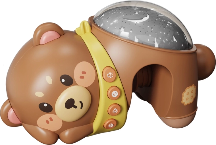 Proiector pentru pătuț Chipolino cu melodii Teddy Bear